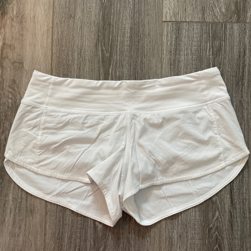 Lululemon speed up shorts, length 2.5 size 6.